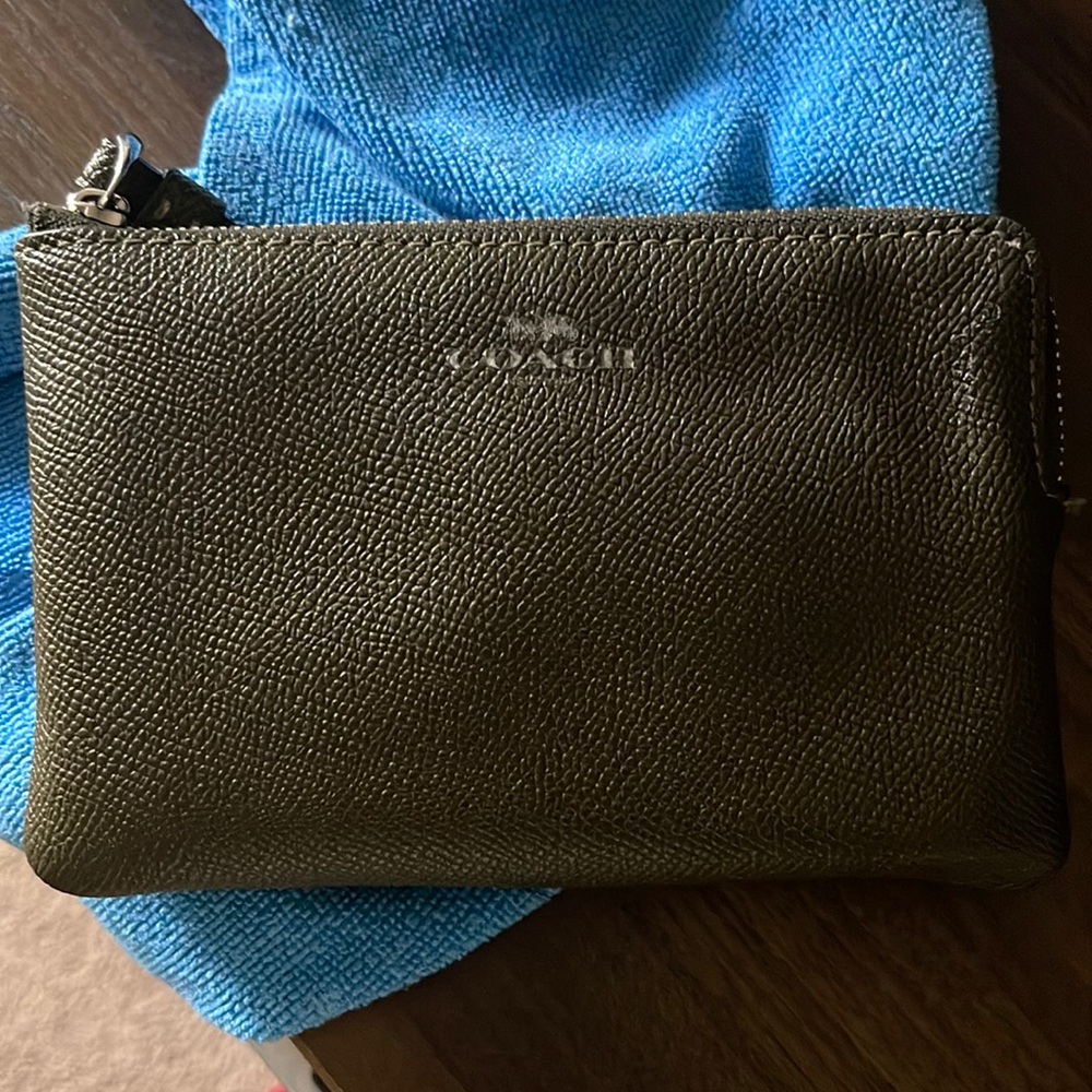 Coach coin wristlet